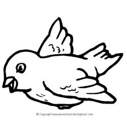Disegno da colorare: Uccelli (Animali) #11904 - Pagine da Colorare Stampabili Gratuite