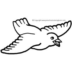 Disegno da colorare: Uccelli (Animali) #11940 - Pagine da Colorare Stampabili Gratuite