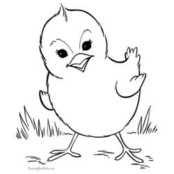 Disegno da colorare: Uccelli (Animali) #11955 - Pagine da Colorare Stampabili Gratuite