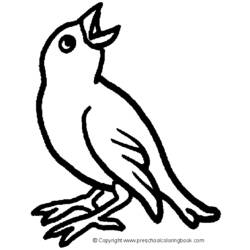 Disegno da colorare: Uccelli (Animali) #11983 - Pagine da Colorare Stampabili Gratuite