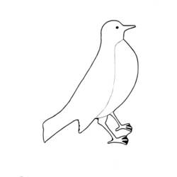 Disegno da colorare: Uccelli (Animali) #12011 - Pagine da Colorare Stampabili Gratuite