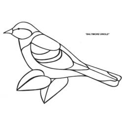 Disegno da colorare: Uccelli (Animali) #12138 - Pagine da Colorare Stampabili Gratuite