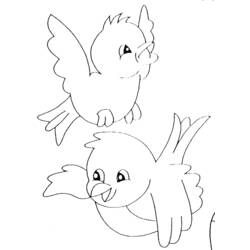 Disegno da colorare: uccellini (Animali) #20105 - Pagine da Colorare Stampabili Gratuite