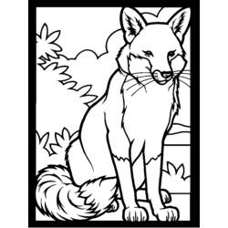 Disegno da colorare: Volpe (Animali) #15026 - Pagine da Colorare Stampabili Gratuite