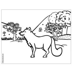 Disegno da colorare: Volpe (Animali) #15062 - Pagine da Colorare Stampabili Gratuite