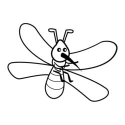 Disegno da colorare: Zanzara (Animali) #11328 - Pagine da Colorare Stampabili Gratuite