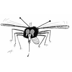 Disegno da colorare: Zanzara (Animali) #11341 - Pagine da Colorare Stampabili Gratuite