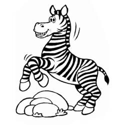 Disegno da colorare: Zebra (Animali) #12946 - Pagine da Colorare Stampabili Gratuite