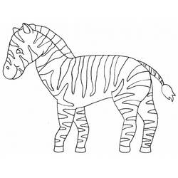 Disegno da colorare: Zebra (Animali) #12988 - Pagine da Colorare Stampabili Gratuite
