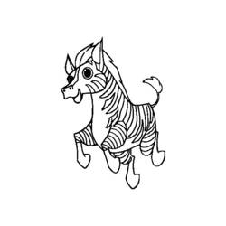 Disegno da colorare: Zebra (Animali) #13044 - Pagine da Colorare Stampabili Gratuite