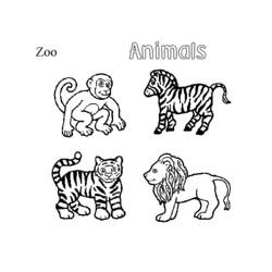 Disegno da colorare: Zoo (Animali) #12695 - Pagine da Colorare Stampabili Gratuite
