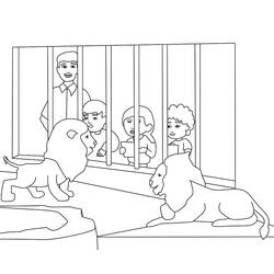 Disegno da colorare: Zoo (Animali) #201729 - Pagine da Colorare Stampabili Gratuite