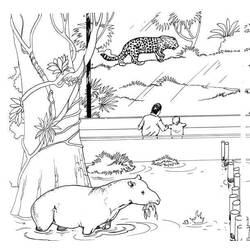 Disegno da colorare: Zoo (Animali) #201739 - Pagine da Colorare Stampabili Gratuite