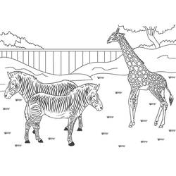 Disegno da colorare: Zoo (Animali) #201740 - Pagine da Colorare Stampabili Gratuite
