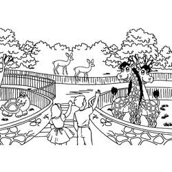 Disegno da colorare: Zoo (Animali) #201741 - Pagine da Colorare Stampabili Gratuite