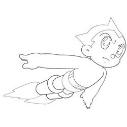 Disegni da colorare: Astro Boy - Pagine da Colorare Stampabili Gratuite
