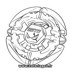 Disegni da colorare: Beyblade - Pagine da Colorare Stampabili Gratuite