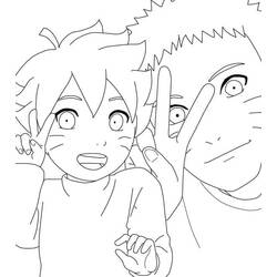 Disegni da colorare: Boruto - Pagine da Colorare Stampabili Gratuite
