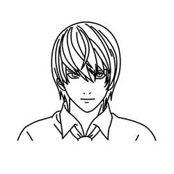 Disegni da colorare: Death Note - Pagine da Colorare Stampabili Gratuite