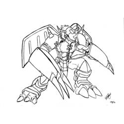 Disegni da colorare: Digimon - Pagine da Colorare Stampabili Gratuite