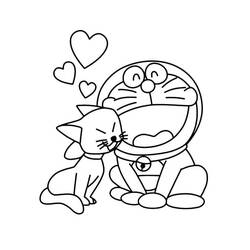 Disegni da colorare: Doraemon - Pagine da Colorare Stampabili Gratuite