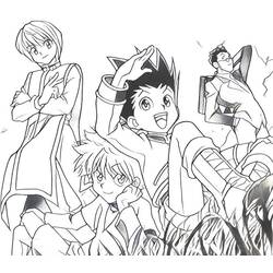 Disegni da colorare: Hunter x Hunter - Pagine da Colorare Stampabili Gratuite