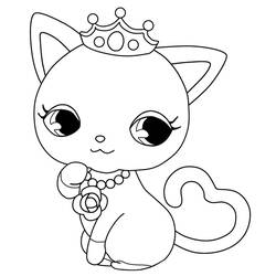 Disegni da colorare: Jewelpet - Pagine da Colorare Stampabili Gratuite