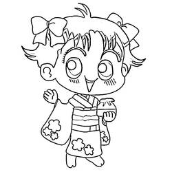 Disegni da colorare: Kocchi Muite Miiko - Pagine da Colorare Stampabili Gratuite