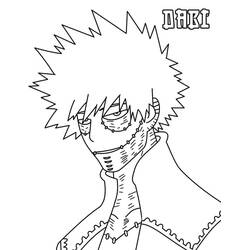 Disegni da colorare: My Hero Academia - Pagine da Colorare Stampabili Gratuite