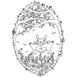 Disegni da colorare: Totoro - Pagine da Colorare Stampabili Gratuite