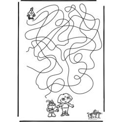 Disegno da colorare: Labirinti (Apprendimento e Educazione) #126619 - Pagine da Colorare Stampabili Gratuite
