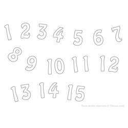 Disegno da colorare: Numeri (Apprendimento e Educazione) #125112 - Pagine da Colorare Stampabili Gratuite