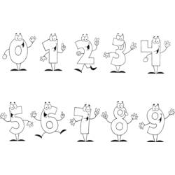 Disegno da colorare: Numeri (Apprendimento e Educazione) #125118 - Pagine da Colorare Stampabili Gratuite