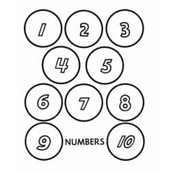 Disegno da colorare: Numeri (Apprendimento e Educazione) #125325 - Pagine da Colorare Stampabili Gratuite