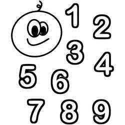 Disegno da colorare: Numero (Apprendimento e Educazione) #192708 - Pagine da Colorare Stampabili Gratuite