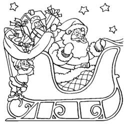Disegno da colorare: Babbo Natale (Caratteri) #104653 - Pagine da Colorare Stampabili Gratuite