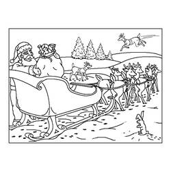 Disegno da colorare: Babbo Natale (Caratteri) #104656 - Pagine da Colorare Stampabili Gratuite