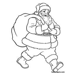 Disegno da colorare: Babbo Natale (Caratteri) #104657 - Pagine da Colorare Stampabili Gratuite