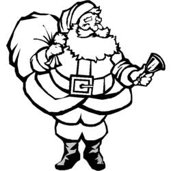 Disegno da colorare: Babbo Natale (Caratteri) #104661 - Pagine da Colorare Stampabili Gratuite