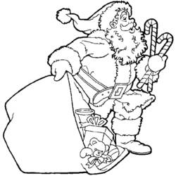 Disegno da colorare: Babbo Natale (Caratteri) #104662 - Pagine da Colorare Stampabili Gratuite