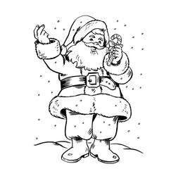 Disegno da colorare: Babbo Natale (Caratteri) #104669 - Pagine da Colorare Stampabili Gratuite