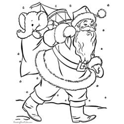 Disegno da colorare: Babbo Natale (Caratteri) #104680 - Pagine da Colorare Stampabili Gratuite