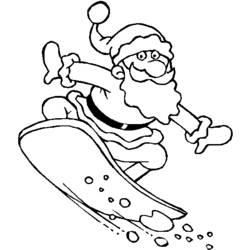 Disegno da colorare: Babbo Natale (Caratteri) #104681 - Pagine da Colorare Stampabili Gratuite