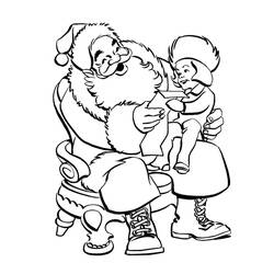 Disegno da colorare: Babbo Natale (Caratteri) #104682 - Pagine da Colorare Stampabili Gratuite