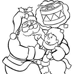 Disegno da colorare: Babbo Natale (Caratteri) #104696 - Pagine da Colorare Stampabili Gratuite