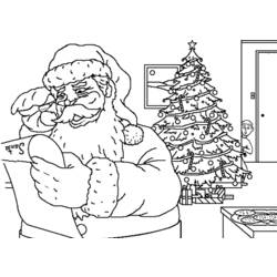 Disegno da colorare: Babbo Natale (Caratteri) #104702 - Pagine da Colorare Stampabili Gratuite