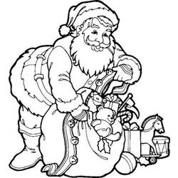 Disegno da colorare: Babbo Natale (Caratteri) #104706 - Pagine da Colorare Stampabili Gratuite