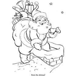 Disegno da colorare: Babbo Natale (Caratteri) #104720 - Pagine da Colorare Stampabili Gratuite