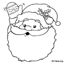 Disegno da colorare: Babbo Natale (Caratteri) #104722 - Pagine da Colorare Stampabili Gratuite