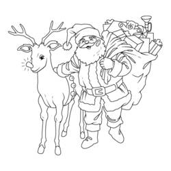 Disegno da colorare: Babbo Natale (Caratteri) #104731 - Pagine da Colorare Stampabili Gratuite